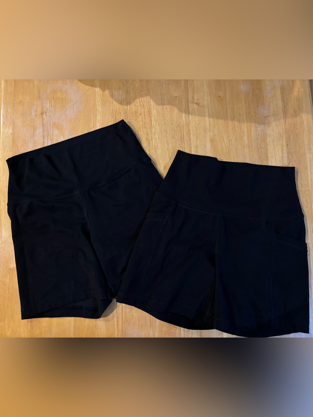 High-Waist Black Women’s Performance Shorts